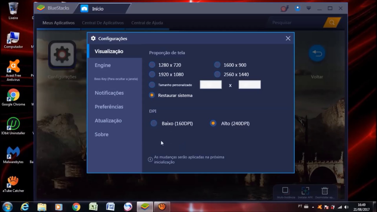 bluestacks update mouse not working